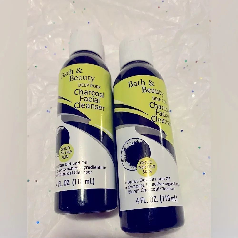 🛍Deep pore 2 Pk Charcoal Facial Cleanser 4FL .OZ.(118mL)🎉🌷🎊